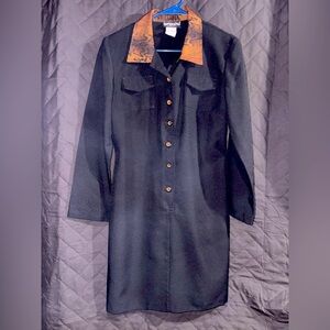 Black and Orange Women's Coat